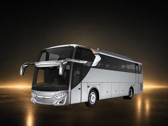 Big Bus 40–45 Seat untuk sewa mobil Padang