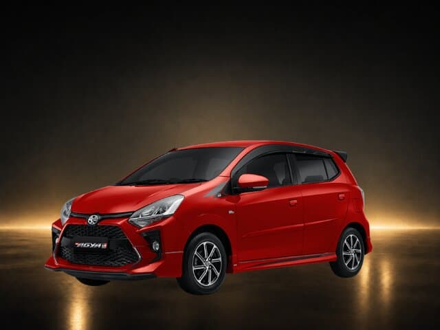 Toyota Agya untuk sewa mobil Padang