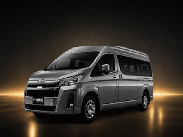 Toyota Hiace Premio untuk sewa mobil Padang